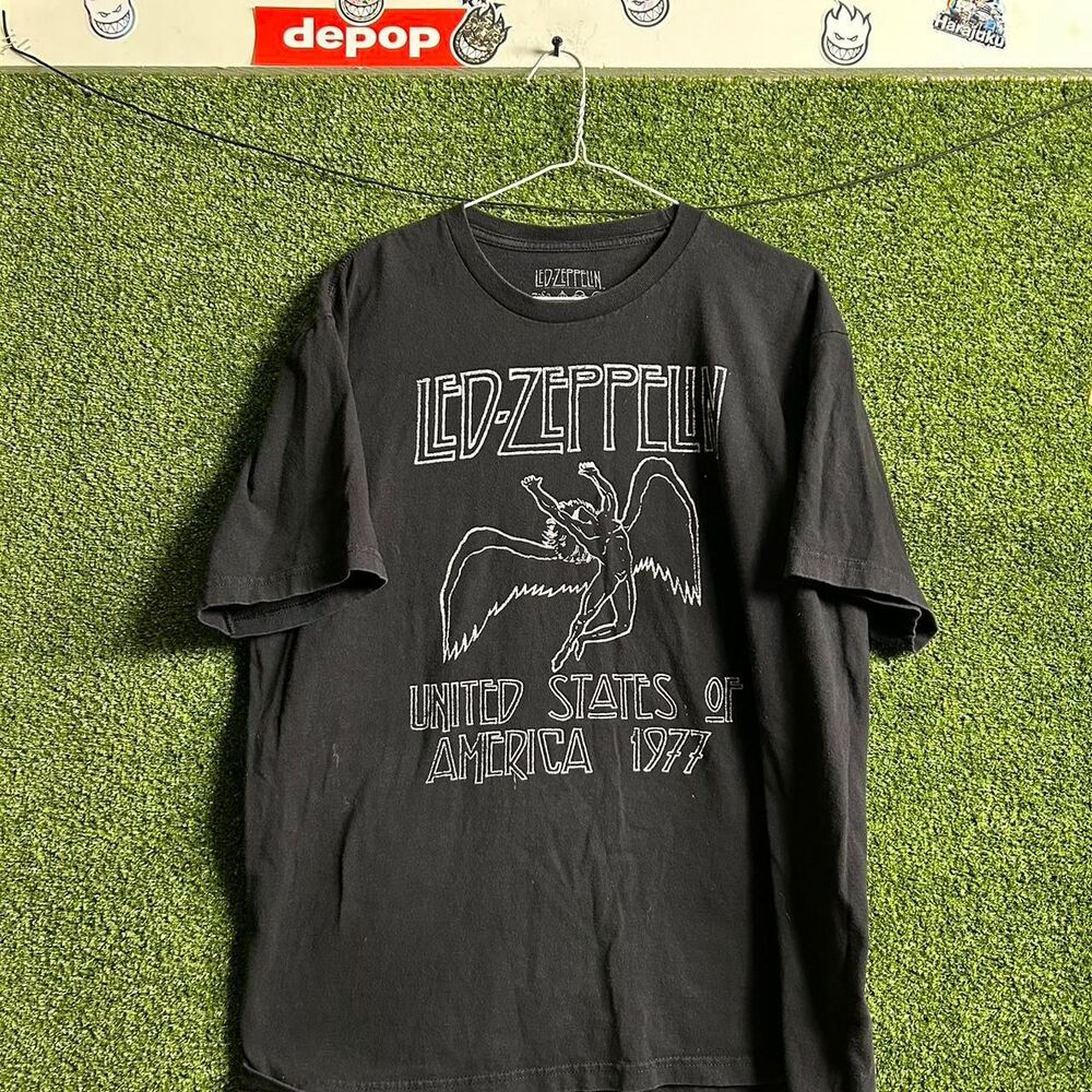 Led-zeppelin Men's Black T-shirt